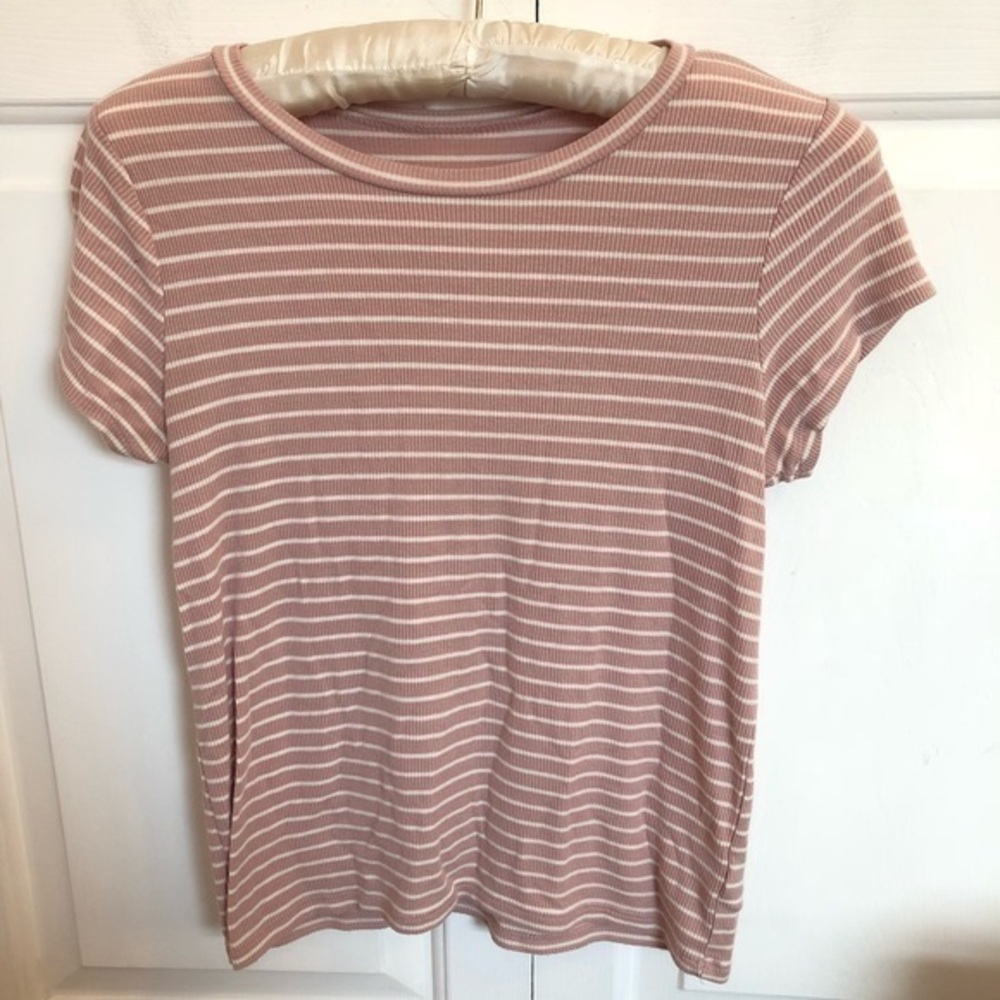 American Eagle ribbed soft & sexy short sleeve top